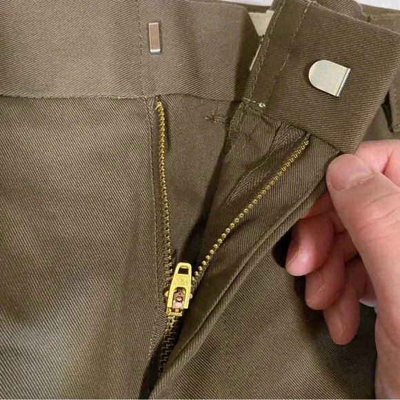 NWT UPS Men's Uniform Pants Twinhill Brown/Khaki Flat Front Driver Workwear  42 - Picture 3 of 16